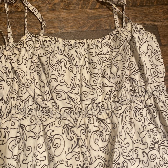 LAST CHANCE leaving poshmark J crew dress in beige and black, size small - Picture 3 of 4